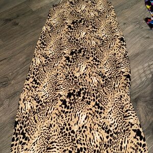 Leopard Print Maxi Dress